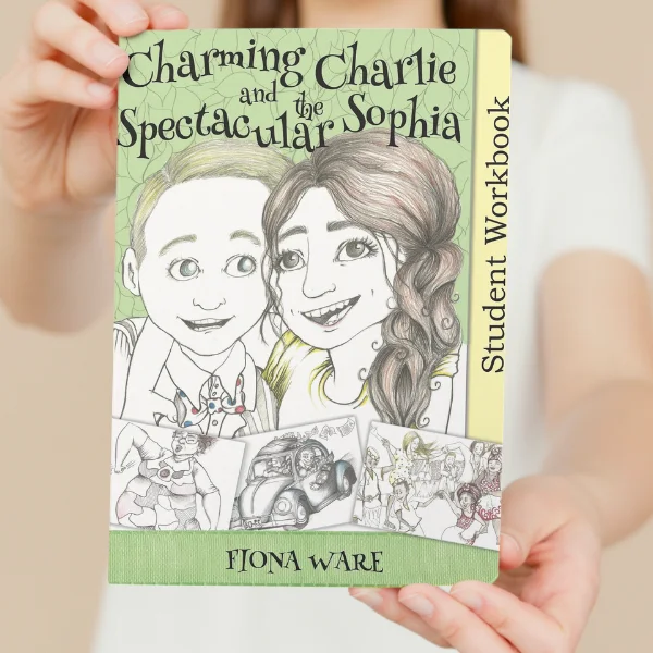 Cover of the Charming Charlie student workbook